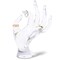 Clear Hand Shaped Ring Holder for Jewelry Display (6.3 Inches)